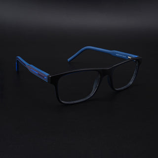 Eyejack Rush Navy Blue Square Eyeglasses for Men & Women (1008CL712-C8)