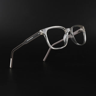 Eyejack Rush Transparent Square Eyeglasses for Men & Women (1009CL716-C2)