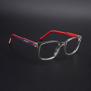 Eyejack Rush Transparent Square Eyeglasses for Men & Women (1009CL718-C4)