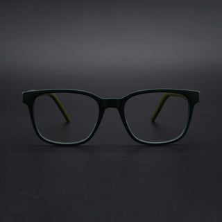 Eyejack Rush Green Square Eyeglasses for Men & Women (1009CL720-C6)