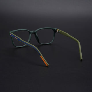 Eyejack Rush Green Square Eyeglasses for Men & Women (1009CL720-C6)