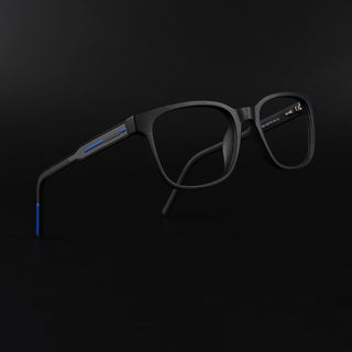 Eyejack Rush Matt Black Square Eyeglasses for Men & Women (1009CL721-C7)