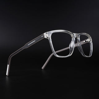 Eyejack Rush Transparent Square Eyeglasses for Men & Women (1010CL726-C2)