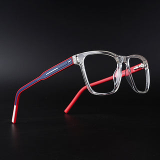 Eyejack Rush Transparent Square Eyeglasses for Men & Women (1010CL728-C4)