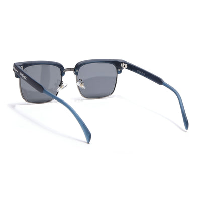Eyejack Blue & Grey Square Sunglasses for Men & Women (1119CL1089)