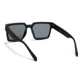 Eyejack Black Square Sunglasses for Men & Women (1126CL1029)