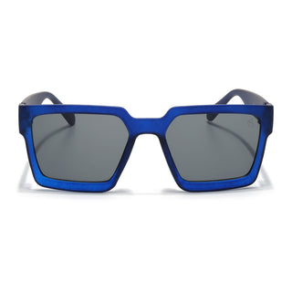 Eyejack Blue Square Sunglasses for Men & Women (1126CL1030)