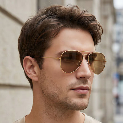 Classic Golden Aviator - (3025CL977)