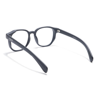 Eyejack Thunder Black Round Eyeglasses for Men & Women (1387CL559-C1)