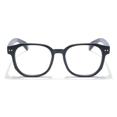 Eyejack Thunder Black Round Eyeglasses for Men & Women (1387CL561-C3)