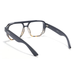 Eyejack Thunder Black & Demi Brown Wayfarer Eyeglasses for Men & Women (1391CL583-C5)