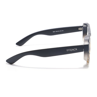 Eyejack Thunder Black & Demi Brown Wayfarer Eyeglasses for Men & Women (1391CL583-C5)