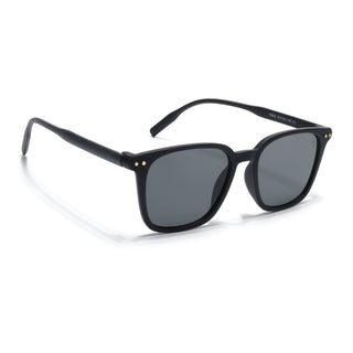 Eyejack Black Square Sunglasses for Men & Women (15902CL1056)