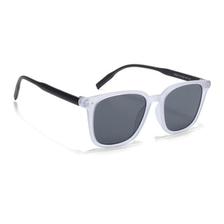 Eyejack Grey Square Sunglasses for Men & Women (15902CL1058)