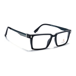 Eyejack Black Rectangle Eyeglasses for Men & Women (162001FCL2437)