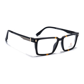 Eyejack Black & Brown Rectangle Eyeglasses for Men & Women (162001FCL2438)