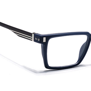 Eyejack Blue Rectangle Eyeglasses for Men & Women (162001FCL2442)