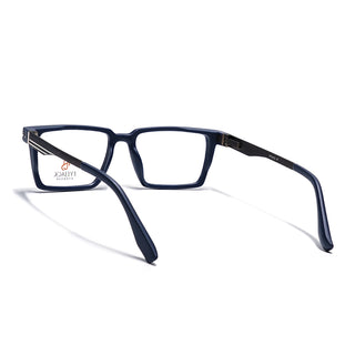 Eyejack Blue Rectangle Eyeglasses for Men & Women (162001FCL2442)
