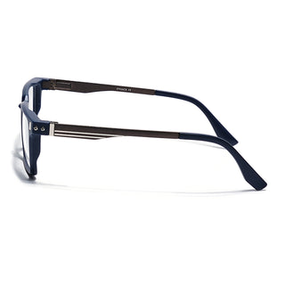 Eyejack Blue Rectangle Eyeglasses for Men & Women (162001FCL2442)