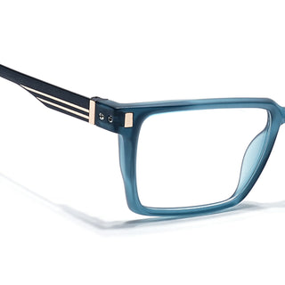 Eyejack Sea Green Rectangle Eyeglasses for Men & Women (162001FCL2443)