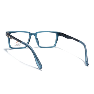 Eyejack Sea Green Rectangle Eyeglasses for Men & Women (162001FCL2443)
