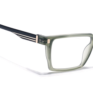 Eyejack Olive Rectangle Eyeglasses for Men & Women (162001FCL2446)