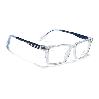 Eyejack Transparent Rectangle Eyeglasses for Men & Women (162001FCL2447)
