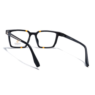 Eyejack Black & Brown Rectangle Eyeglasses for Men & Women (162002FCL2450)