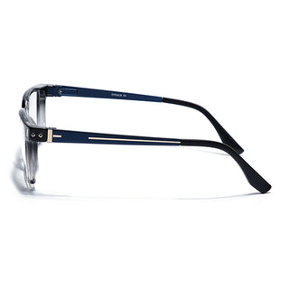 Eyejack Black & Transparent Rectangle Eyeglasses for Men & Women (162002FCL2451)