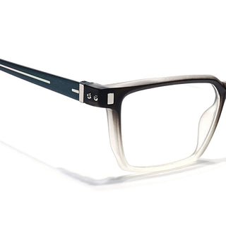 Eyejack Black & Grey Rectangle Eyeglasses for Men & Women (162002FCL2452)