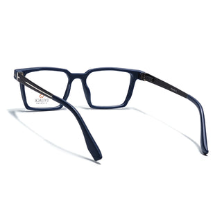 Eyejack Blue Rectangle Eyeglasses for Men & Women (162002FCL2454)