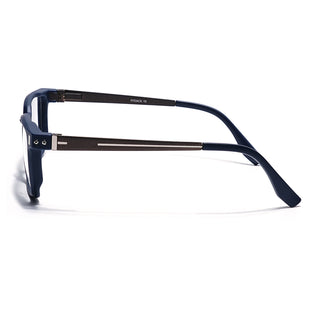 Eyejack Blue Rectangle Eyeglasses for Men & Women (162002FCL2454)