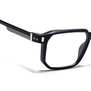 Eyejack Black Wayfarer Eyeglasses for Men & Women (162003FCL2460)