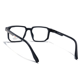 Eyejack Black Wayfarer Eyeglasses for Men & Women (162003FCL2460)