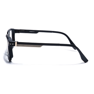 Eyejack Black Wayfarer Eyeglasses for Men & Women (162003FCL2460)