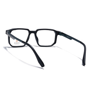 Eyejack Black Wayfarer Eyeglasses for Men & Women (162003FCL2461)