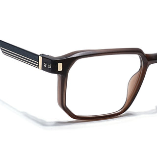 Eyejack Brown Wayfarer Eyeglasses for Men & Women (162003FCL2469)