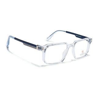 Eyejack Transparent Wayfarer Eyeglasses for Men & Women (162003FCL2471)