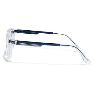 Eyejack Transparent Wayfarer Eyeglasses for Men & Women (162003FCL2471)