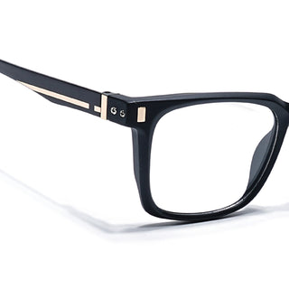 Eyejack Black Wayfarer Eyeglasses for Men & Women (162004FCL2472)