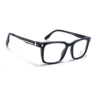Eyejack Black Wayfarer Eyeglasses for Men & Women (162004FCL2472)