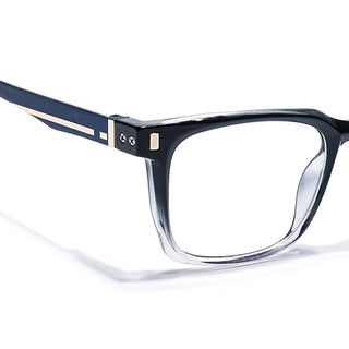 Eyejack Black & Transparent Wayfarer Eyeglasses for Men & Women (162004FCL2475)