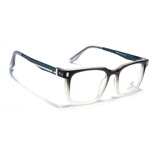 Eyejack Black & Grey Wayfarer Eyeglasses for Men & Women (162004FCL2476)