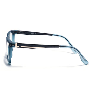 Eyejack Sea Green Wayfarer Eyeglasses for Men & Women (162004FCL2479)