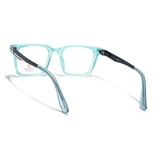 Eyejack Aqua Wayfarer Eyeglasses for Men & Women (162004FCL2480)