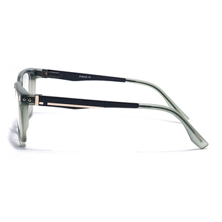 Eyejack Olive Wayfarer Eyeglasses for Men & Women (162004FCL2482)