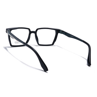 Eyejack Black Wayfarer Eyeglasses for Men & Women (162005FCL2485)