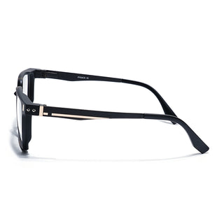 Eyejack Black & Brown Wayfarer Eyeglasses for Men & Women (162005FCL2486)