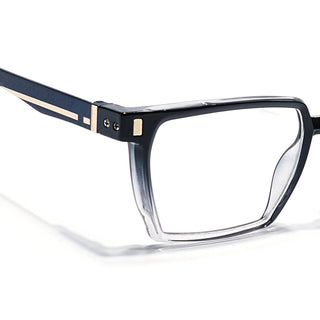 Eyejack Black & Transparent Wayfarer Eyeglasses for Men & Women (162005FCL2487)