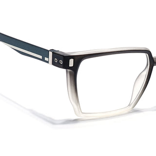 Eyejack Black & Grey Wayfarer Eyeglasses for Men & Women (162005FCL2488)